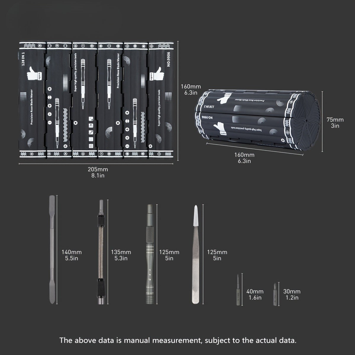128-in-1 Precision Screwdriver Set with Magnetic Bits——Free Shipping