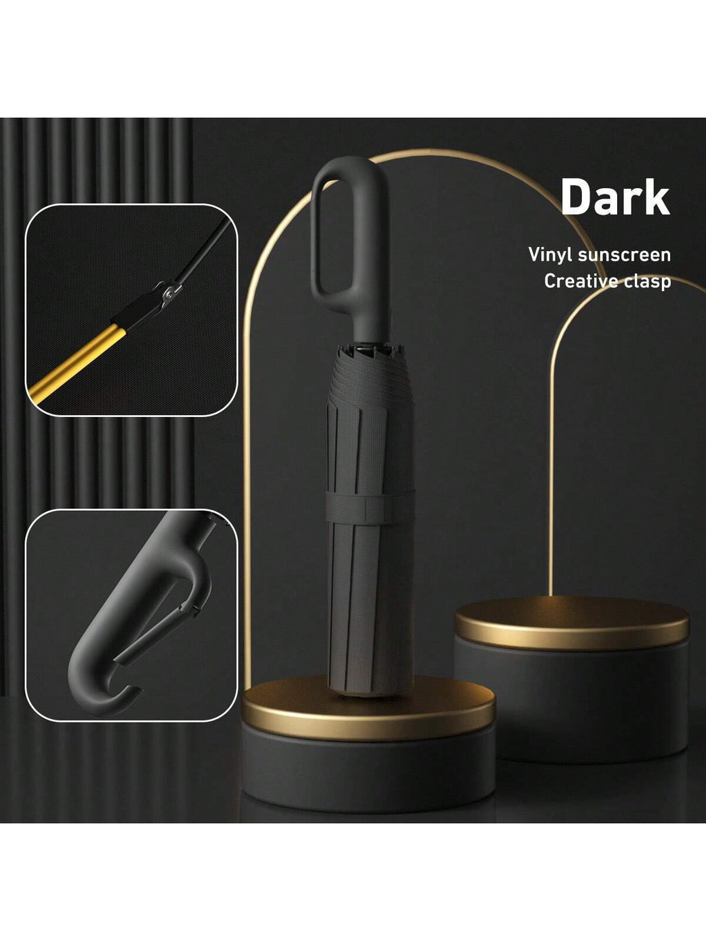 Portable All-Weather Umbrella – Shields from Sun, Rain & Wind——Free Shipping