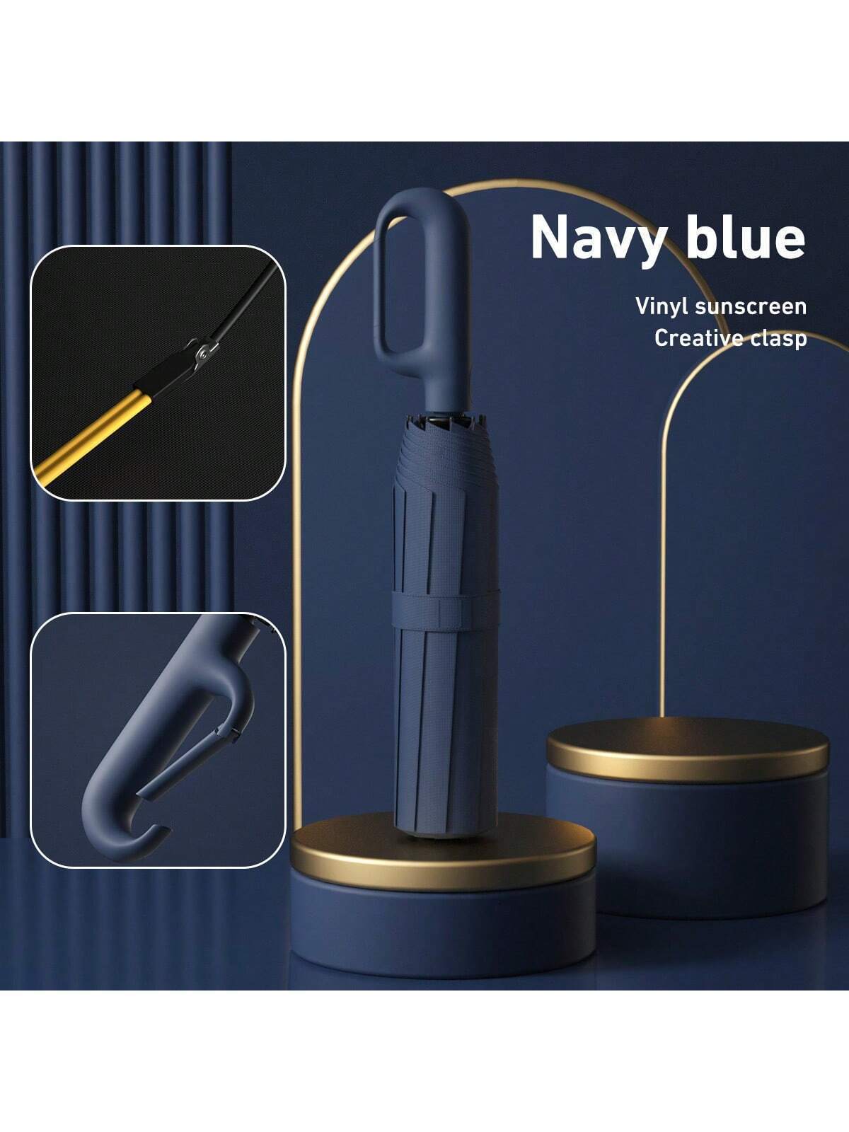 Portable All-Weather Umbrella – Shields from Sun, Rain & Wind——Free Shipping