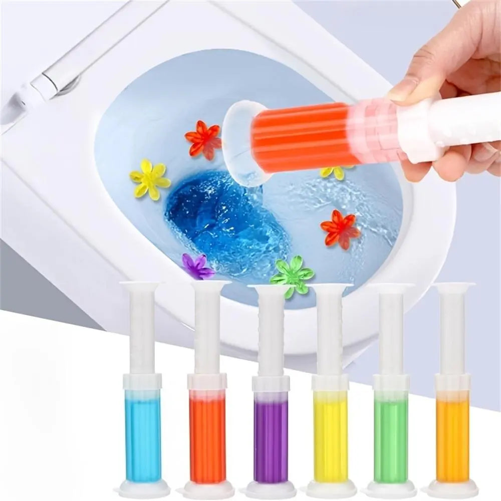 Toilet Stamp, 6 Counts/box Toilet Cleaning Gel