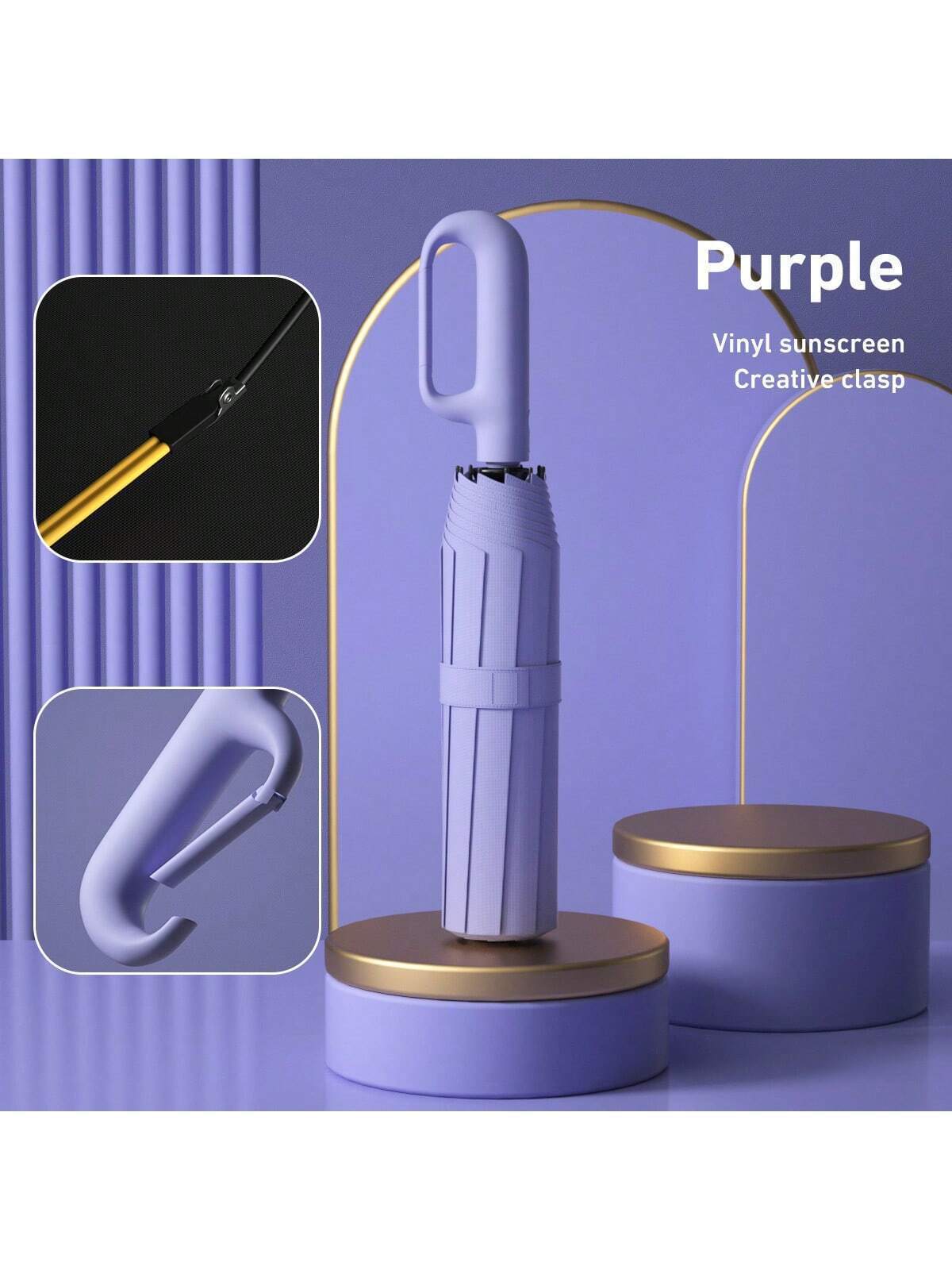 Portable All-Weather Umbrella – Shields from Sun, Rain & Wind——Free Shipping