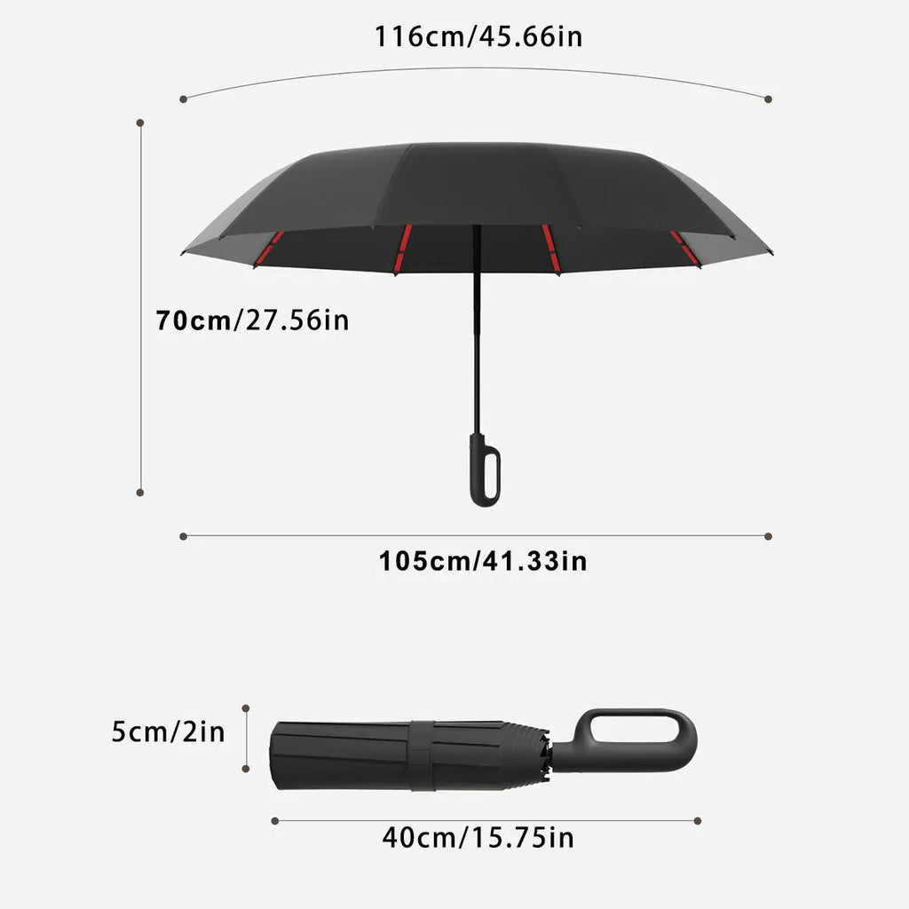 Portable All-Weather Umbrella – Shields from Sun, Rain & Wind——Free Shipping