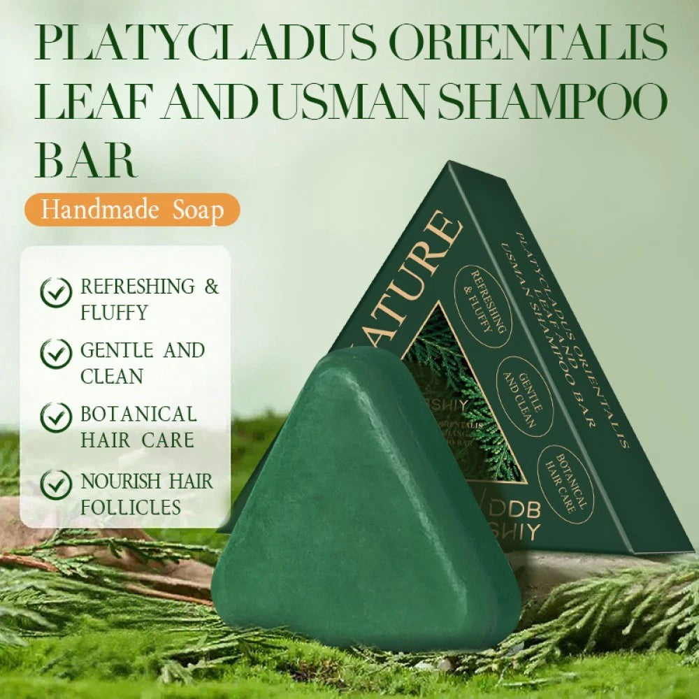 Natural Herbal Shampoo Soap — Deep Cleansing & Healthier-Looking Hair ——Free Shipping