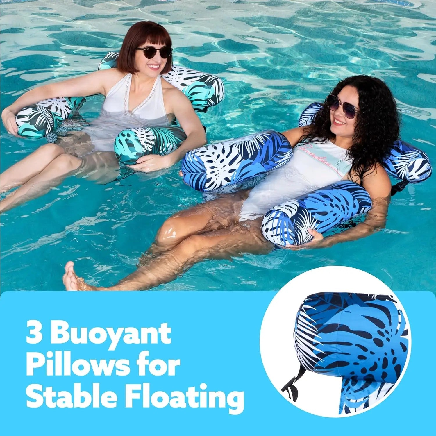 Inflatable Pool Float Chair — Relax in Comfort All Summer——Free Shipping