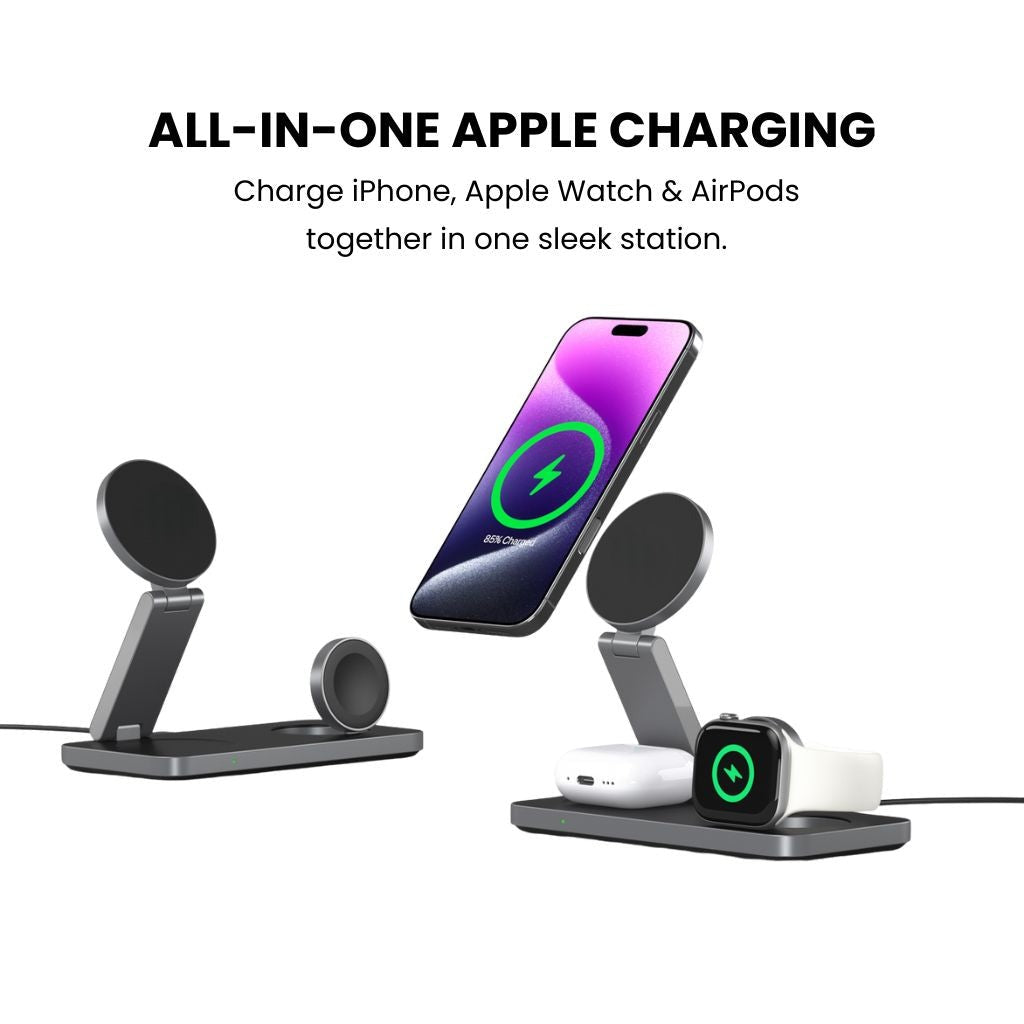 3-in-1 Magnetic Wireless Charging Station——Free Shipping
