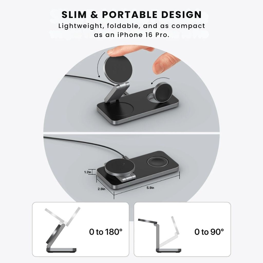3-in-1 Magnetic Wireless Charging Station——Free Shipping