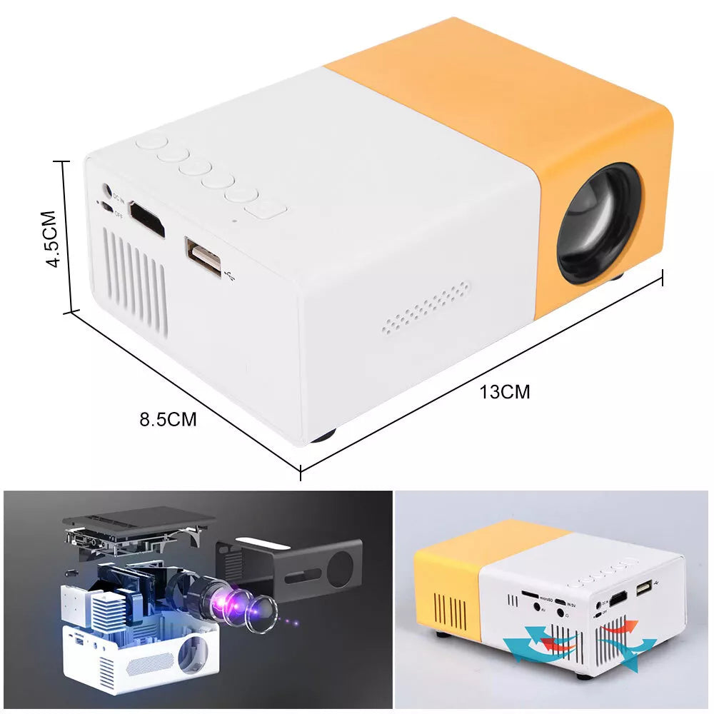 Portable Mini Projector — Big Screen Entertainment Anywhere——Free Shipping