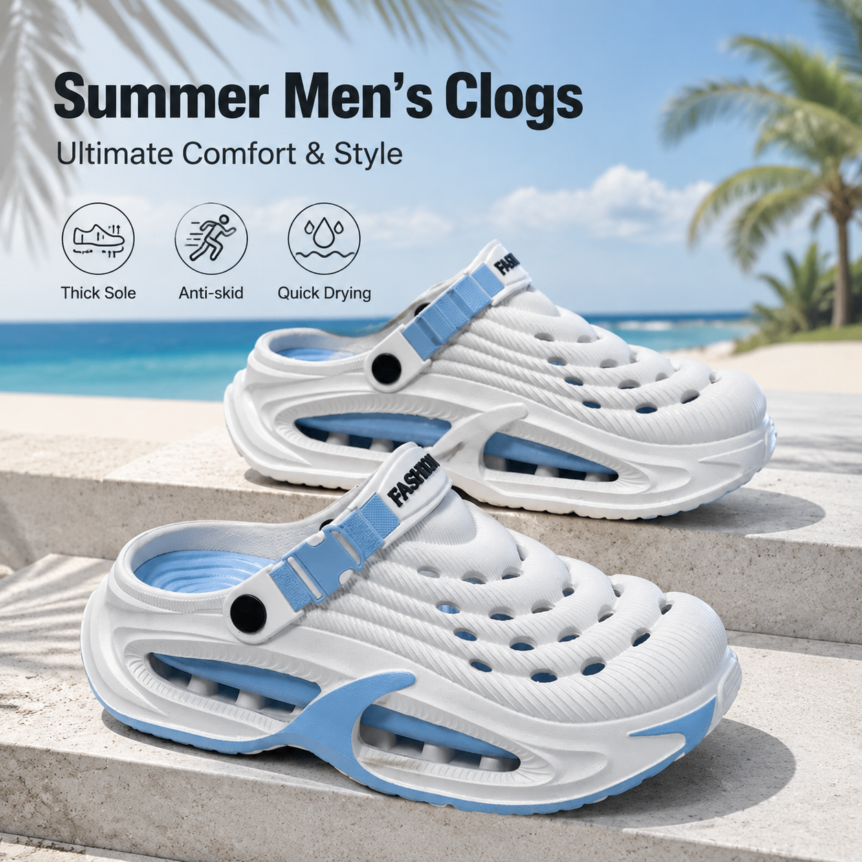Lightweight Unisex Comfort Clogs
